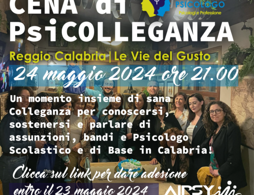 Cena di PsiColleganza | Reggio Calabria 24 maggio 2024